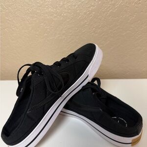 Nike Black Canvas Women's Sneakers